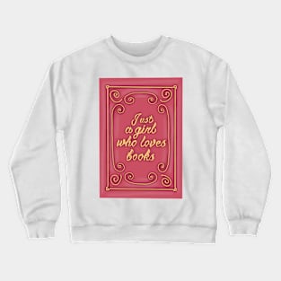 Red vintage book Crewneck Sweatshirt